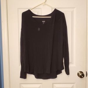 Black long sleeved shirt